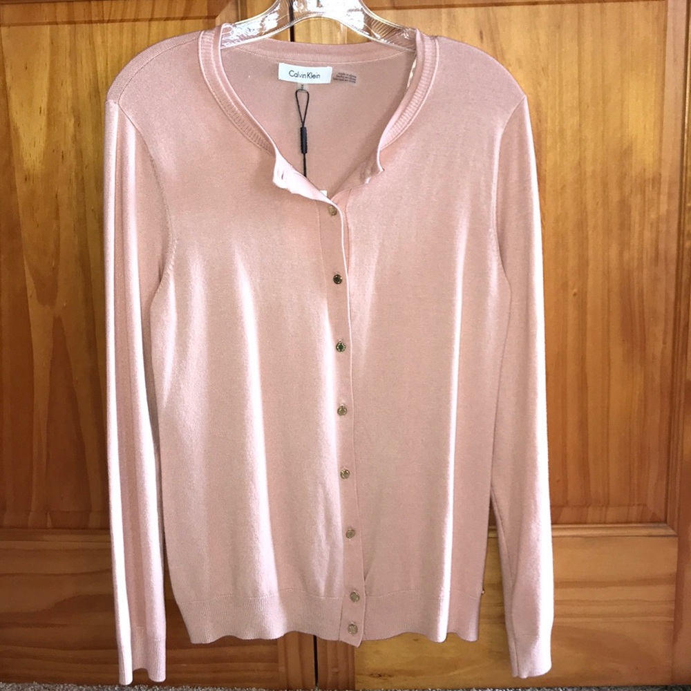 Calvin Klein Blush Cardigan